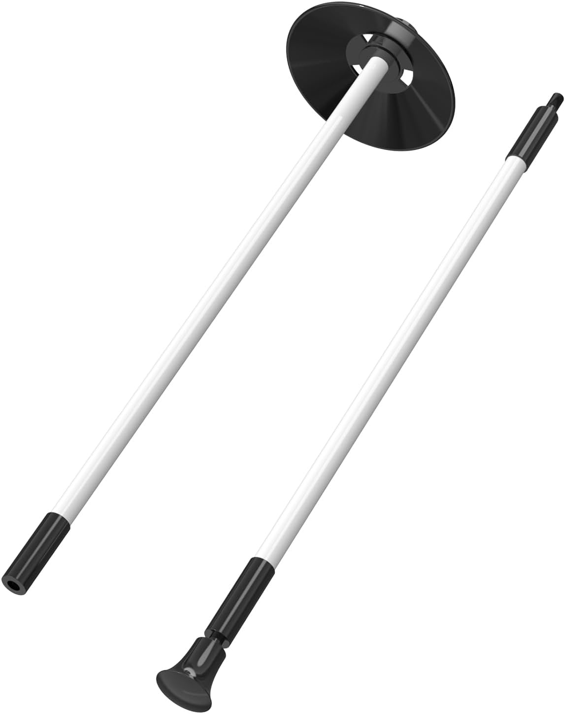 3 ft White Golf Flagstick with Retrieval Base, 1 Pack
