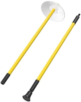 3 ft Yellow Golf Flagstick, 2-Section, 1 Pack