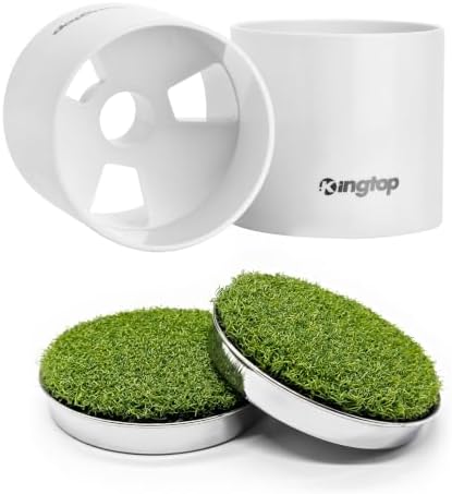 4 in Golf Hole Cups with Turf Covers, 2 Sets