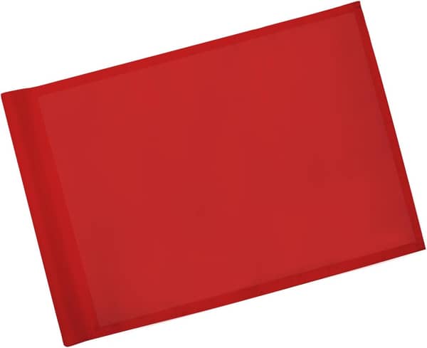 Golf Flag 20x14 Inch, Plain Red, 1-Pack
