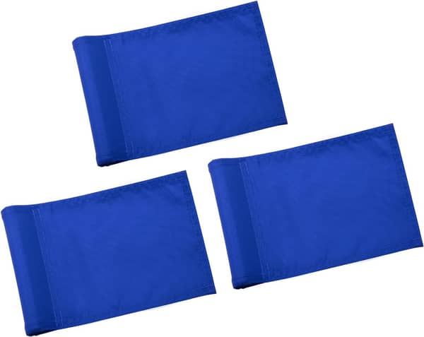 Golf Flag 8x6 Inch, Plain Blue