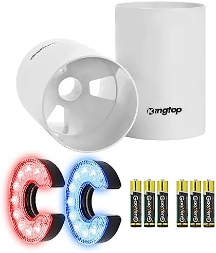 Golf Hole Cup with LED Hole Light Bundle for Backyard Practice Putting Green