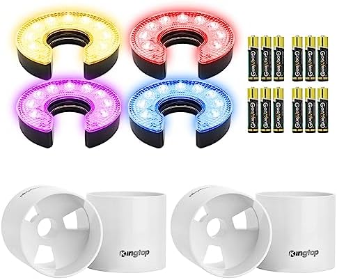 Golf Hole Cup with RGB Light, Backyard Practice Putting Green, Fit PGA
