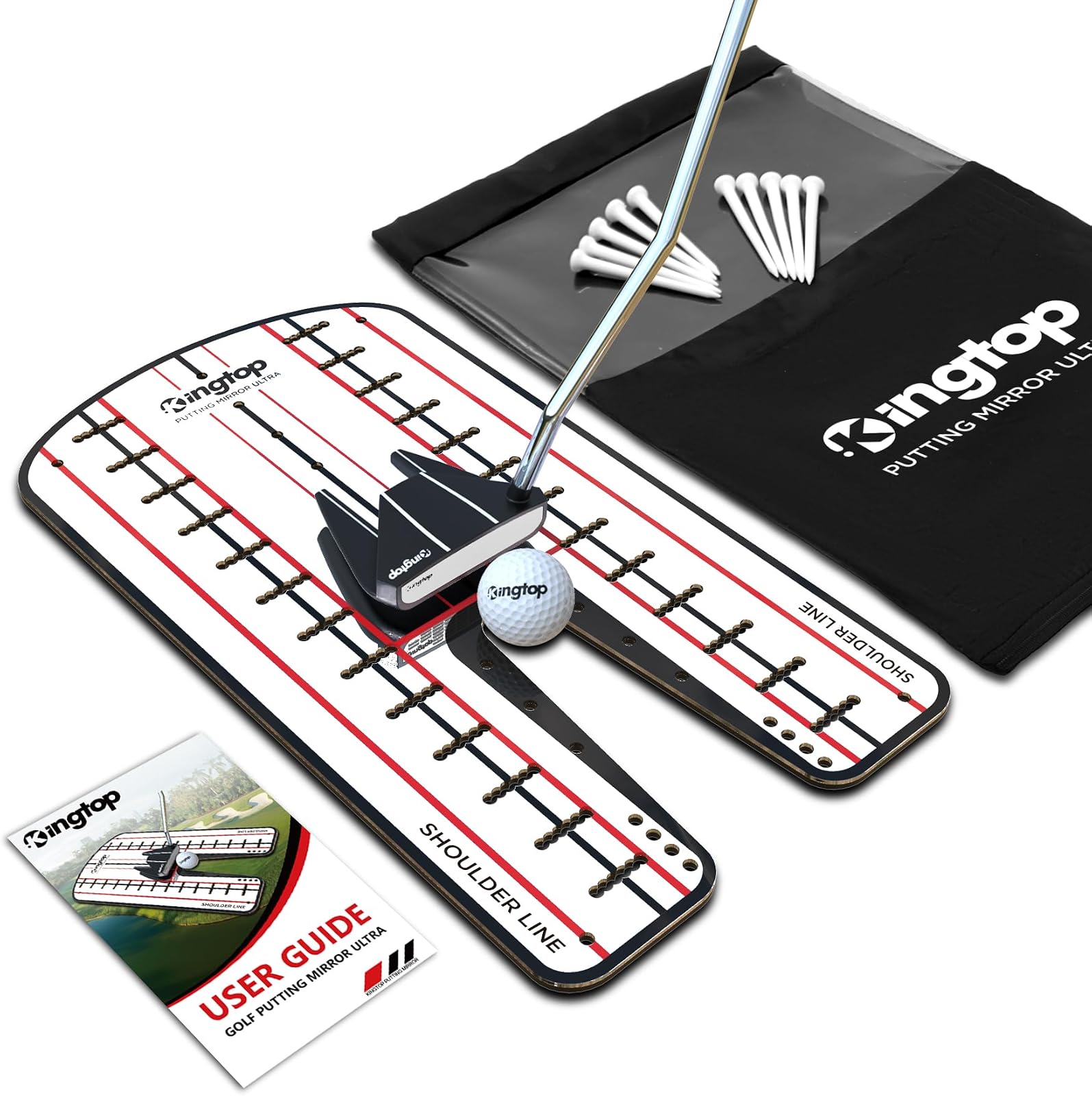 Ultra Golf Putting Mirror, 16.5 x 9.3 in, Full Alignment